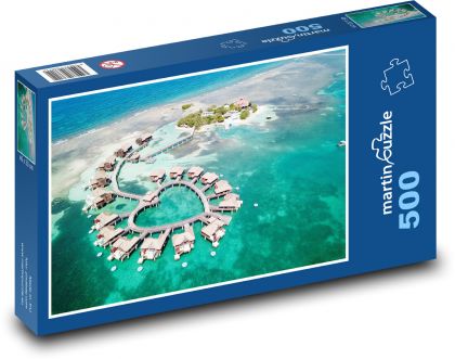 Jamajka - more - Puzzle 500 dielikov, rozmer 46x30 cm 