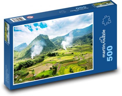 Reisfelder - Vietnam - Puzzle - 500 Teile