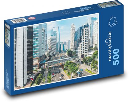 Indonesia (Jakarta) - Puzzle of 500 pieces, size 46x30 cm 