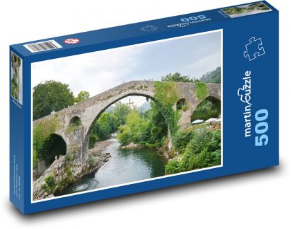 Most přes řeku - Španělsko - puzzle 500 dílků