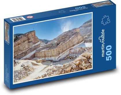 Kamieniołomy marmuru - Puzzle 500 elementów, rozmiar 46x30 cm