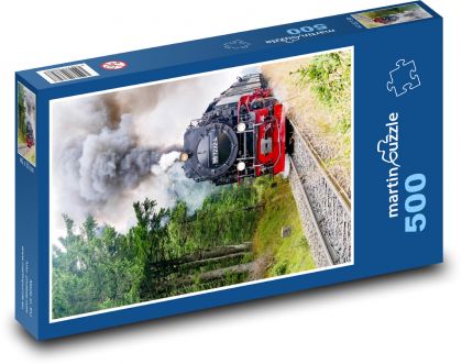Parný vláčik - Puzzle 500 dielikov, rozmer 46x30 cm 