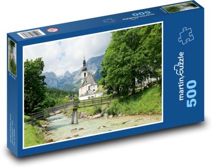 Nemecko - Kostol sv. Šebestiána - Puzzle 500 dielikov, rozmer 46x30 cm 