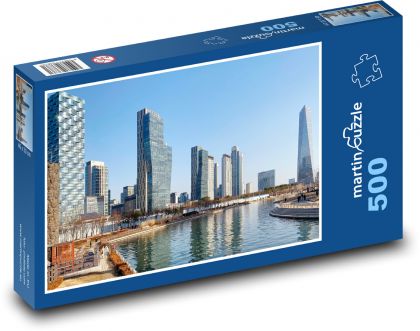Korea Południowa - rzeka - Puzzle 500 elementów, rozmiar 46x30 cm