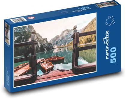 Dolomiten - Italien, See - Puzzle - 500 Teile