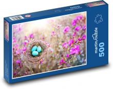 Bird Nest Puzzle of 500 pieces - 46 x 30 cm 