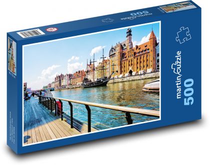 Gdansk Poland - Puzzle of 500 pieces, size 46x30 cm 