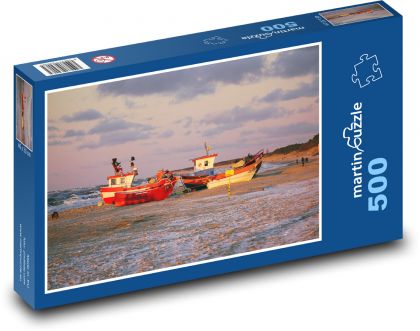 Fischerboote - Hafen - Puzzle - 500 Teile