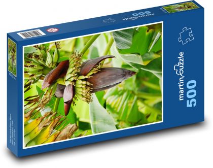 Banánový kvet - Puzzle 500 dielikov, rozmer 46x30 cm 