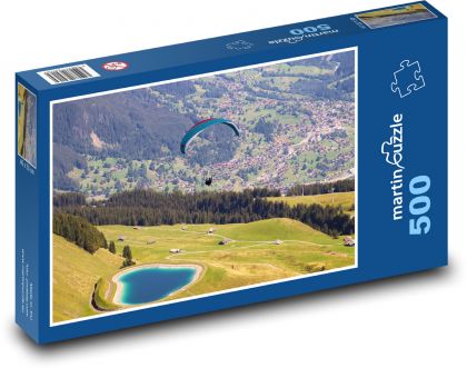 Horské jezero - puzzle 500 dílků