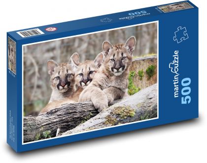 Puma - Puzzle 500 elementów, rozmiar 46x30 cm