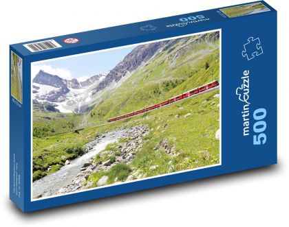 Zug - Schweizer Berge - Puzzle - 500 Teile
