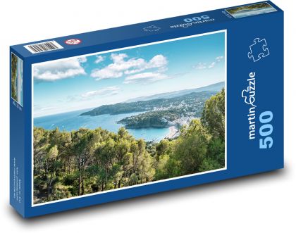 Krajina - pláž - Puzzle 500 dielikov, rozmer 46x30 cm 