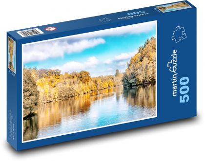 Podzimní krajina - puzzle 500 dílků