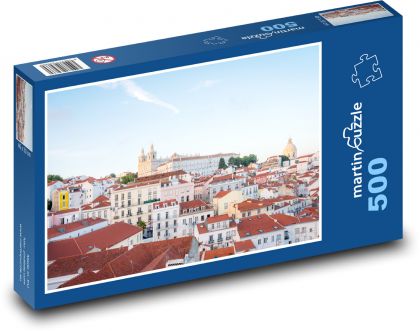 Lisbon - Portugal - Puzzle of 500 pieces, size 46x30 cm 