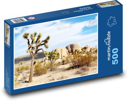 Park Narodowy Joshua Tree - Kalifornia - Puzzle 500 elementów, rozmiar 46x30 cm