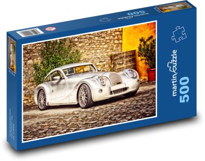 Sports car - Morgan - Puzzle of 500 pieces, size 46x30 cm 