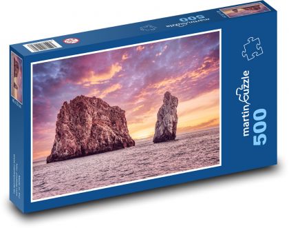 Skály v moři - puzzle 500 dílků