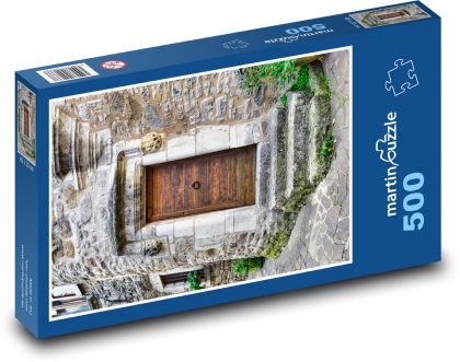 Eingangstür eines mittelalterlichen Hauses - Puzzle - 500 Teile