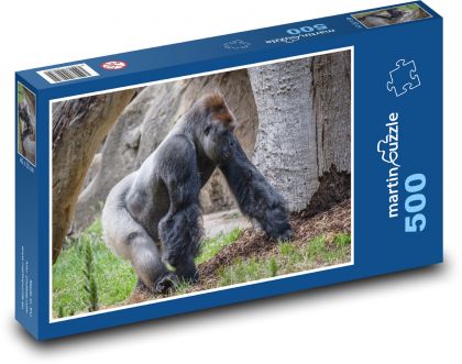 Lowland gorilla - Puzzle of 500 pieces, size 46x30 cm 
