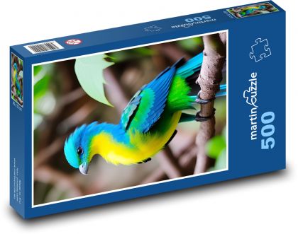 Turako - vták - Puzzle 500 dielikov, rozmer 46x30 cm 