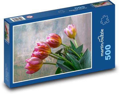 Tulipany - Puzzle 500 elementów, rozmiar 46x30 cm