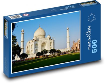 Taj Mahal - Indie - Puzzle 500 elementów, rozmiar 46x30 cm