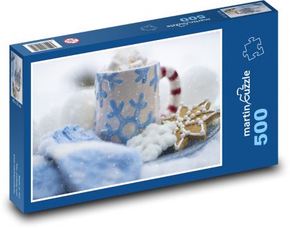 Horúca čokoláda - Puzzle 500 dielikov, rozmer 46x30 cm