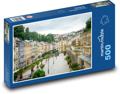 Karlovy Vary - Česká republika - Puzzle 500 dílků, rozměr 46x30 cm