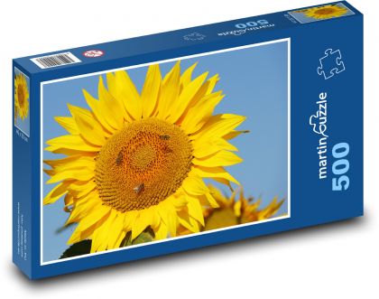 Słonecznik - Puzzle 500 elementów, rozmiar 46x30 cm