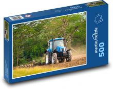 Pola pługów ciągnikowych Puzzle 500 elementów - 46x30 cm