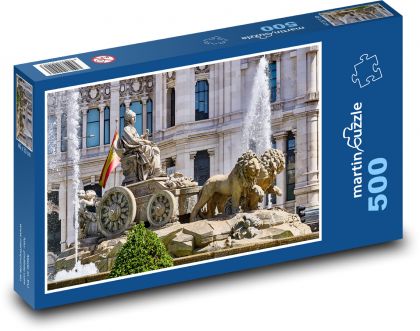 Madrid - Spain - Puzzle of 500 pieces, size 46x30 cm 