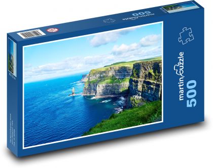 Skalnaté pobrežie Írska - Puzzle 500 dielikov, rozmer 46x30 cm 
