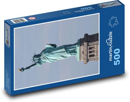 Statue of Liberty - Manhattan - Puzzle of 500 pieces, size 46x30 cm 