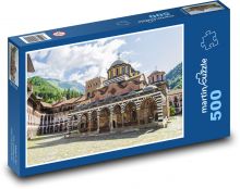 Rila - klášter, Bulharsko Puzzle 500 dílků - 46 x 30 cm