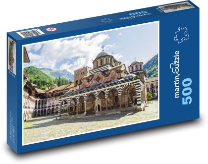 Rila - klášter, Bulharsko - puzzle 500 dílků