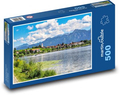 Lake Allgäu - Puzzle of 500 pieces, size 46x30 cm 