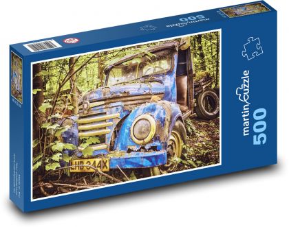 Rostiges Auto - Wrack - Puzzle - 500 Teile