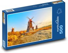 Větrný mlýn - Korea Puzzle 500 - 46x30 cm