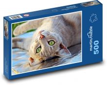 Mourovatá kočka Puzzle 500 dílků - 46 x 30 cm