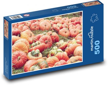 Dýně - sklizeň - puzzle 500 dílků