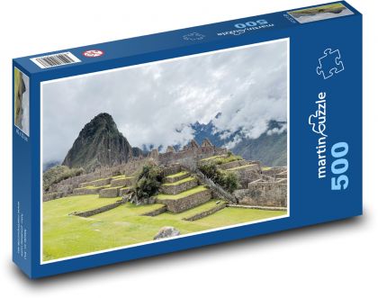 Machu Picchu - ruiny - Puzzle 500 elementów, rozmiar 46x30 cm
