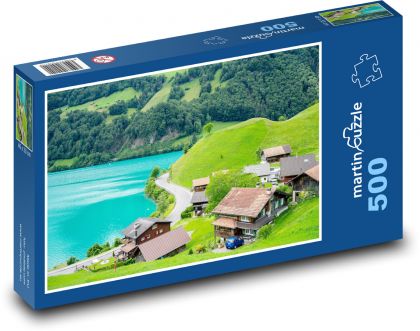 Switzerland - Landscape - Puzzle of 500 pieces, size 46x30 cm 