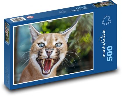 Karakal - bestia - Puzzle 500 elementów, rozmiar 46x30 cm
