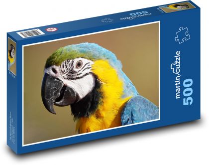 Papoušek - pták - puzzle 500 dílků