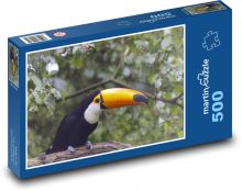 Tukan - vták Puzzle 500 dielikov - 46 x 30 cm