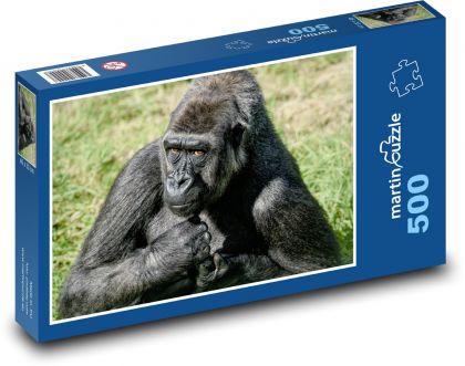 Gorilla - Puzzle of 500 pieces, size 46x30 cm 
