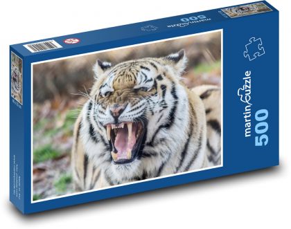 Rozzlobený tygr - puzzle 500 dílků
