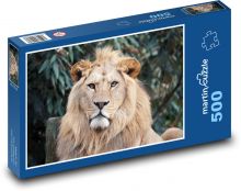Löwe mit großer Mähne Puzzle 500 Teile - 46 x 30 cm