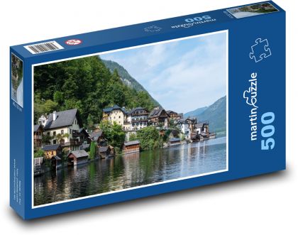 Hallstatt - Lake, Austria - Puzzle of 500 pieces, size 46x30 cm 